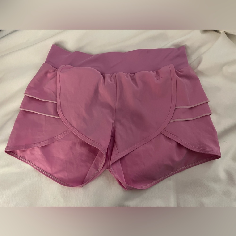 Toned - pink workout shorts - XS